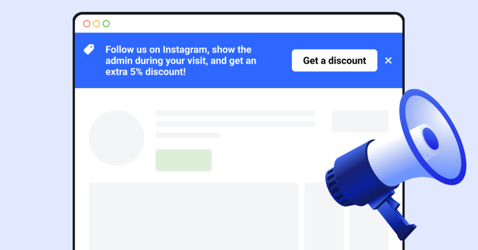 ⚡ Сіздің сайтыңыз үшін промо-панель