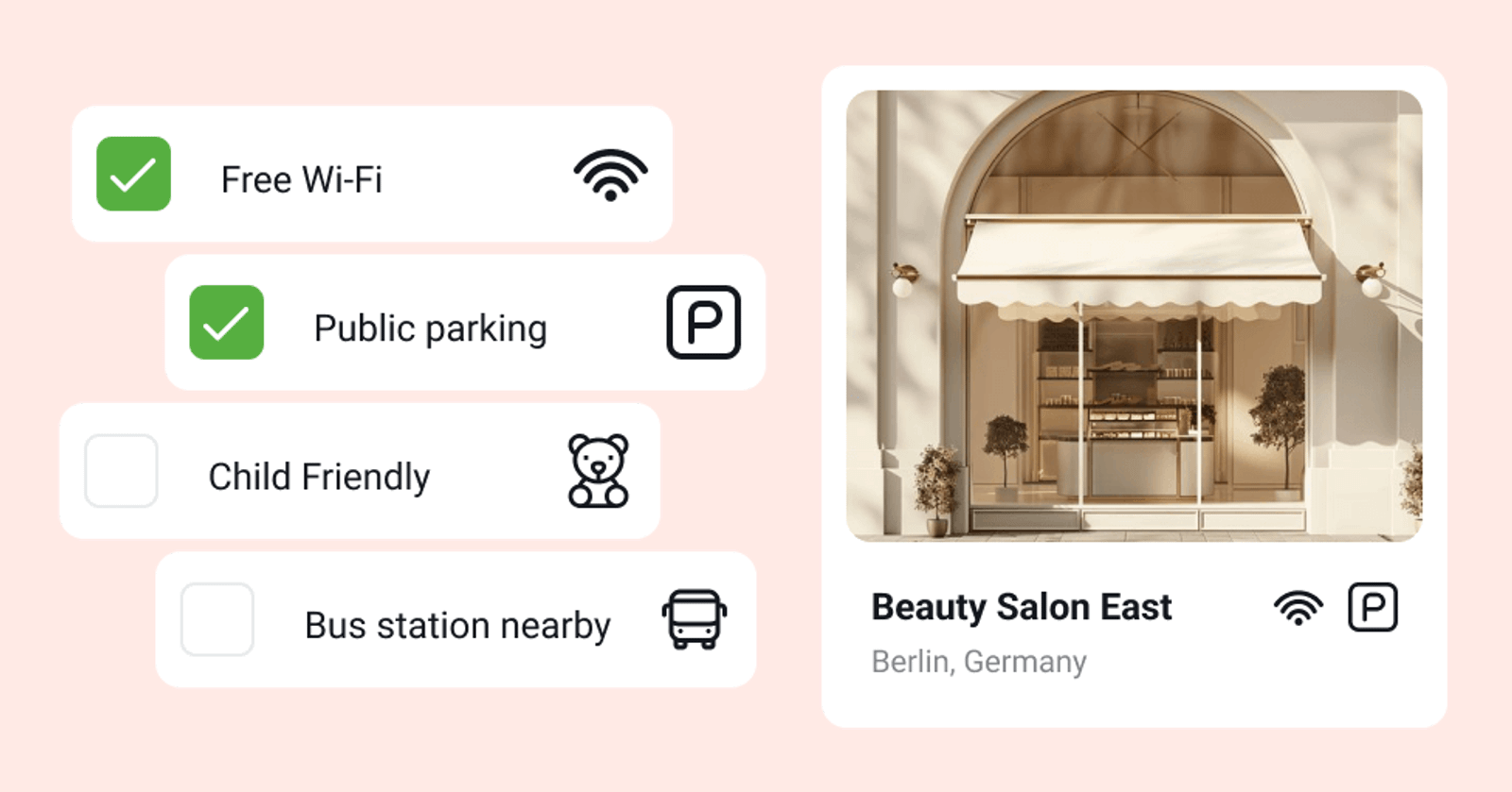 Локацияларыңыздың артықшылықтарын көрсетіңіз ✅